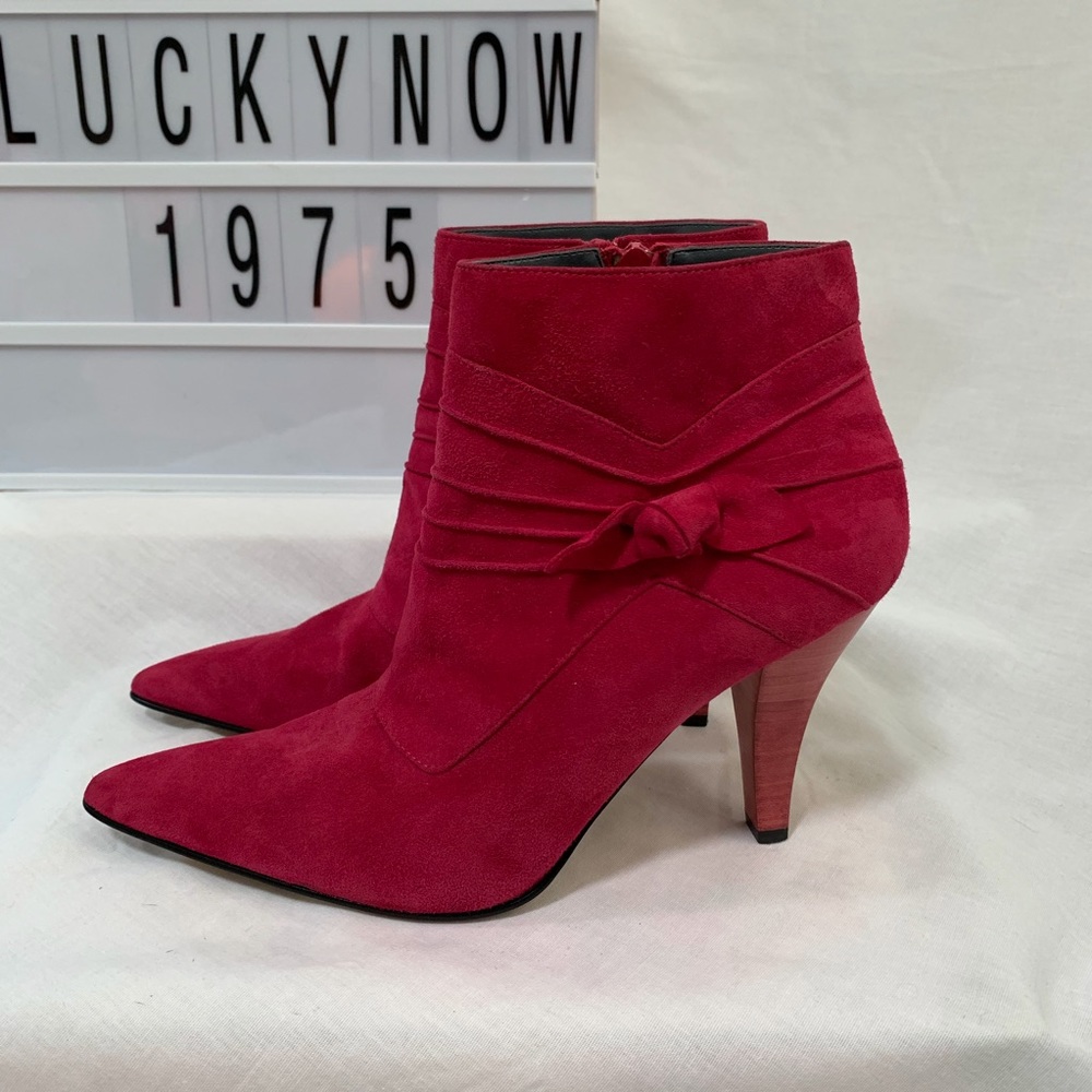 Sam & Libby Fuchsia Bootie Size 7 - Picture 4 of 8